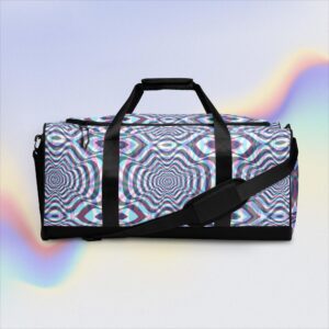 all over print duffle bag white front 660e2ac971ded