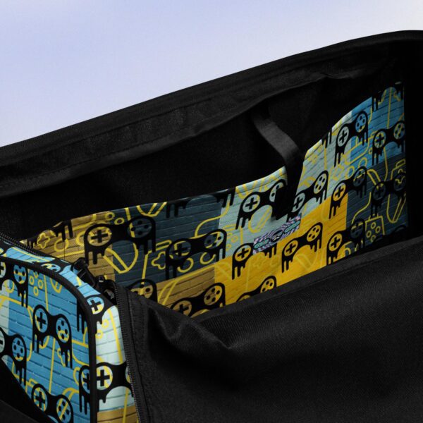 all over print duffle bag white inside pocket 66dfced7caa63