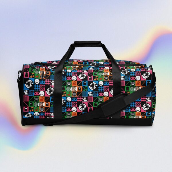 all over print duffle bag white front 674b895d117fd